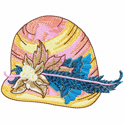 Cap Embroidery Design 2